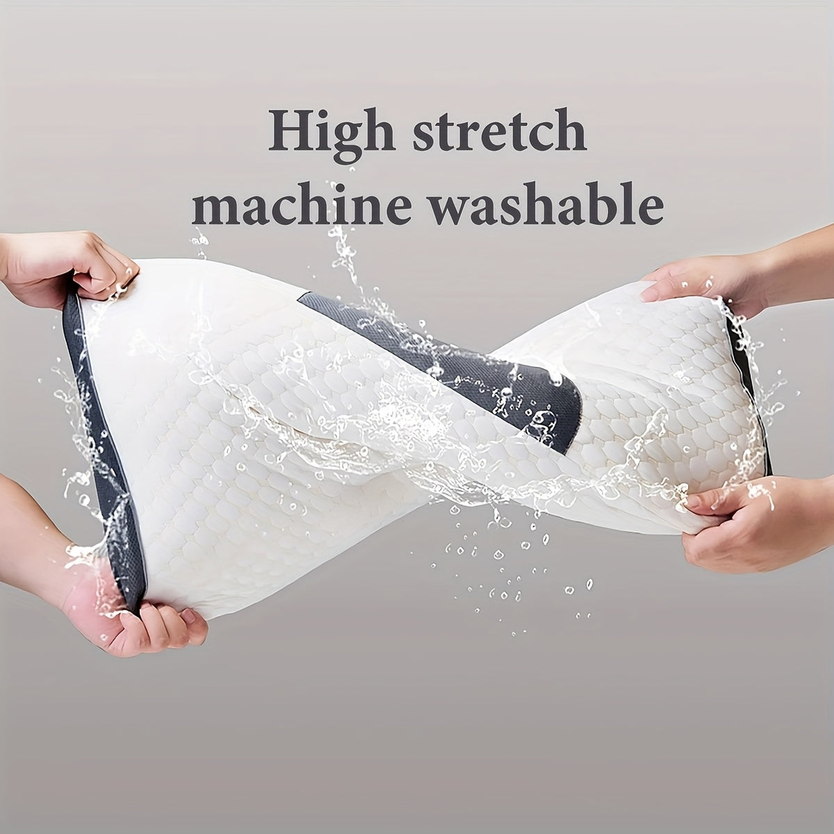Purchase One And Receive Another at No Cost, Two Soft Woven Neck Massage Pillows for Couples - Featuring Adjustable Ergonomic, High-Quality Pillow Core, And a Removable Pillowcase for Enhanced Sleeping Comfort.
