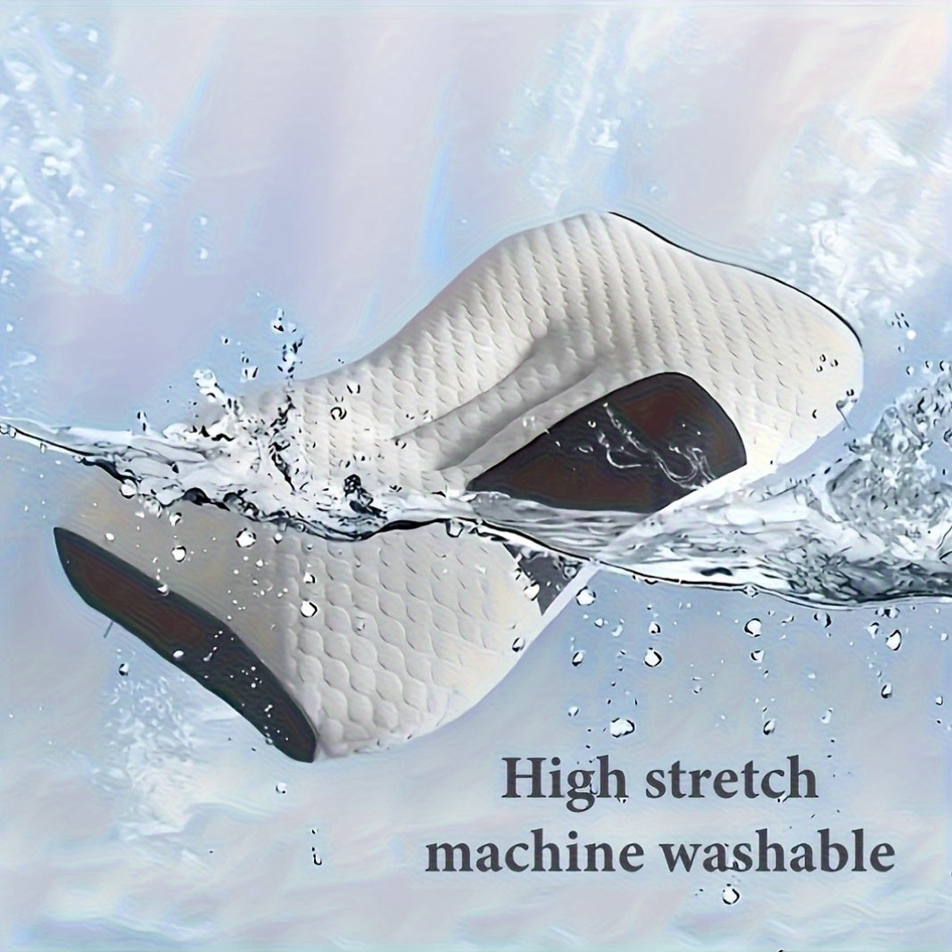 Purchase One And Receive Another at No Cost, Two Soft Woven Neck Massage Pillows for Couples - Featuring Adjustable Ergonomic, High-Quality Pillow Core, And a Removable Pillowcase for Enhanced Sleeping Comfort.
